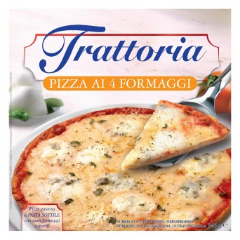 Pizza 4 Queijos Congelada 5x345 g