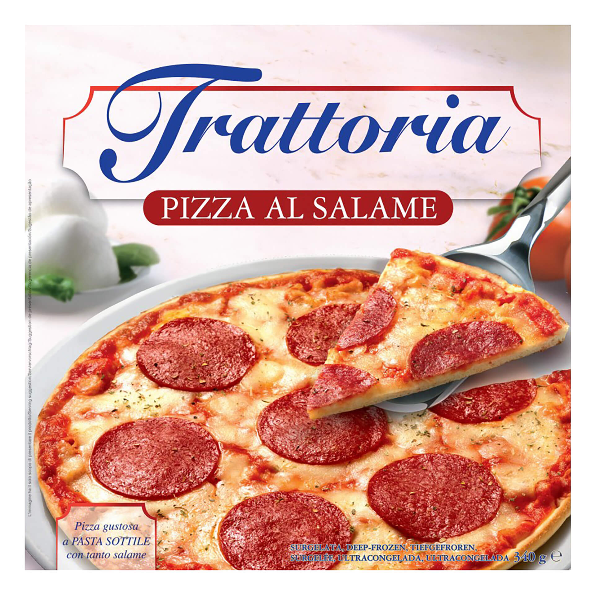 Pizza Salame Congelada 5x340 g