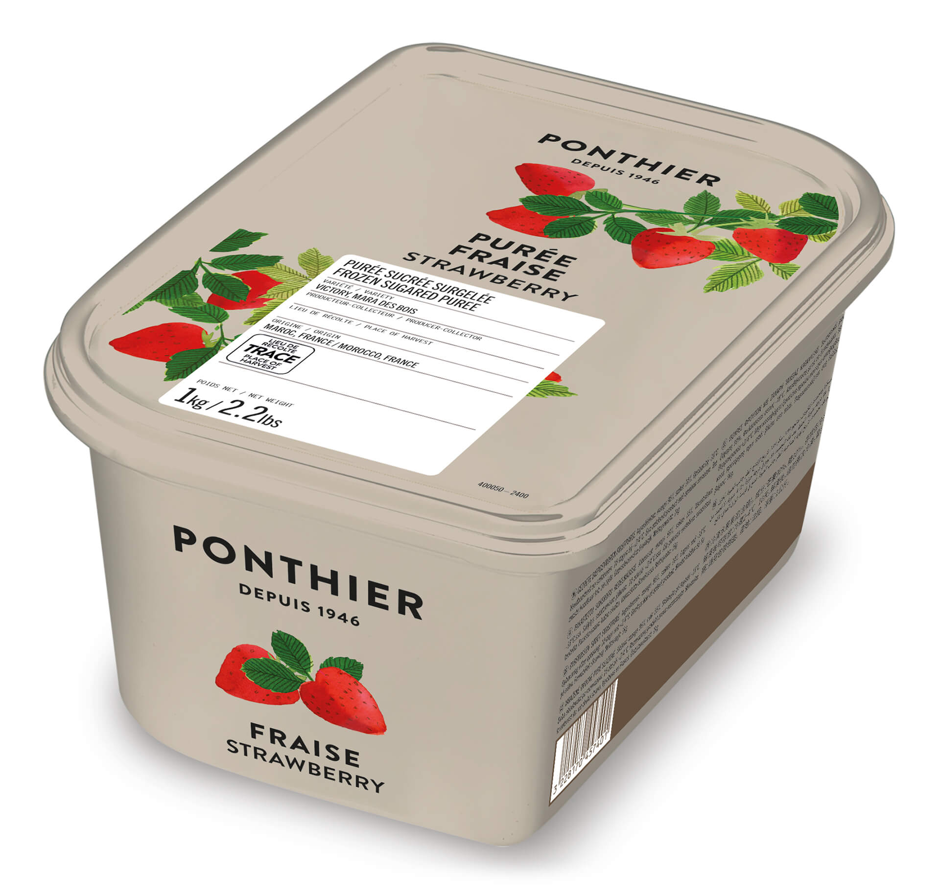 Pur� Fruta Morango Congelado 1 kg