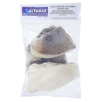 Filete Peixe Galo c/ Pele +200 Congelado 5x800 g