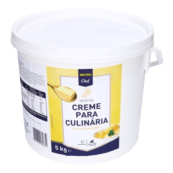 Creme Vegetal Culinria METRO Chef Balde 5 kg