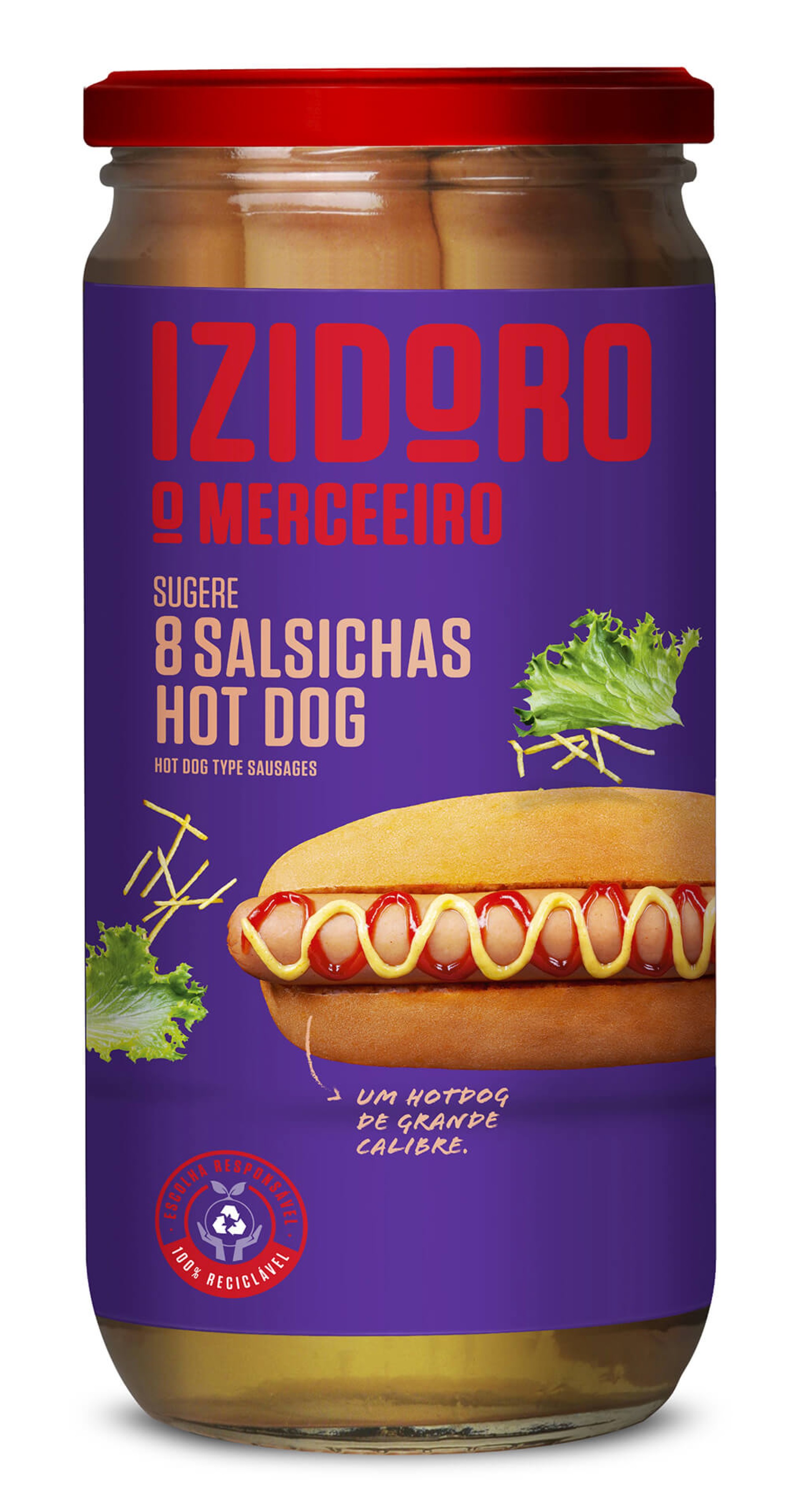 Salsichas Hot Dog Izidoro 6x8 Un Salsichas Hot Dog Izidoro 6x8 Un