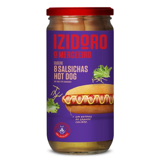 Salsichas Hot Dog Izidoro 6x8 Un