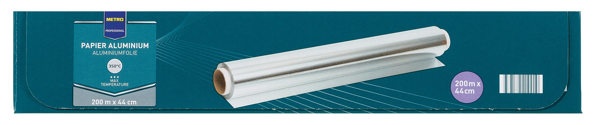 Papel Alumínio METRO Profissional 44cmx200m Papel Alumínio METRO Profissional 44cmx200m