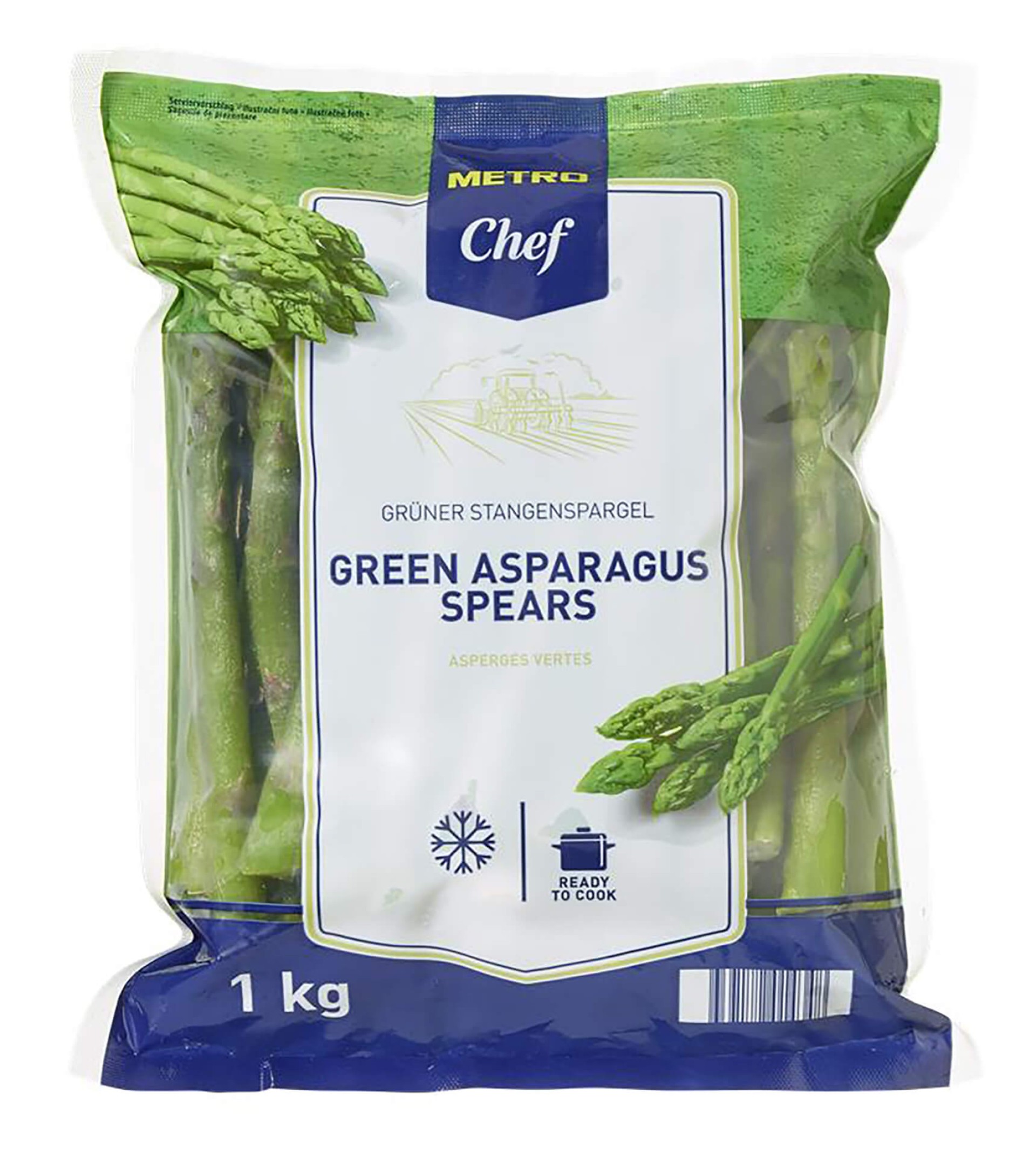 Espargos Verdes Congelados METRO Chef 10x1 kg
