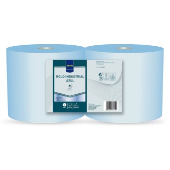 Rolo Industrial Azul 2 Folhas 300m METRO Profissional Emb. 2 Un