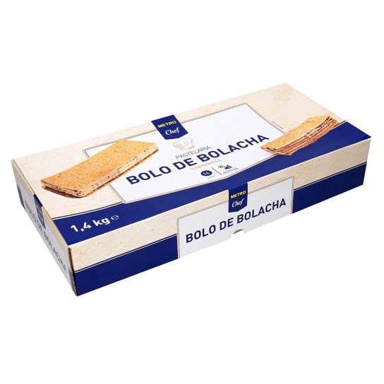 Bolo Bolacha Congelado METRO Chef Cx 1,4 kg