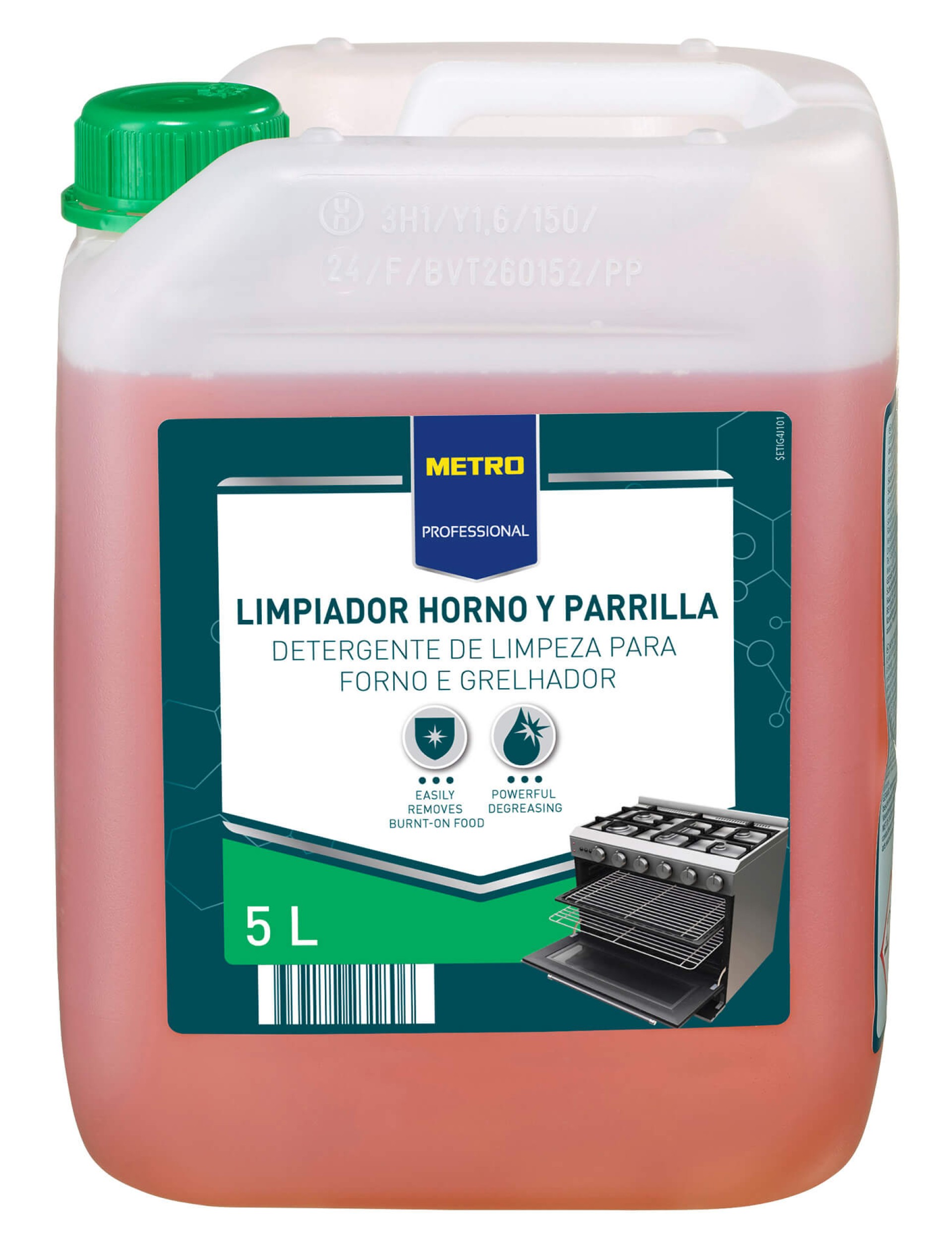 Limpa Fornos e Grelhas METRO Profissional 5 l