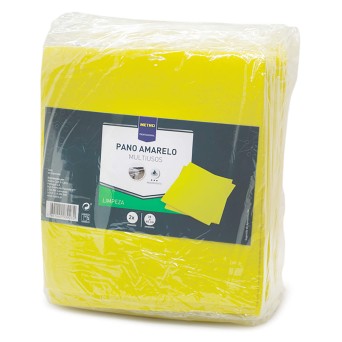 Pano Amarelo Multiusos 38X40 cm METRO Profissional Emb. 20 Un