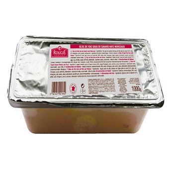 Foie Gras Pato c/ Pedaos Bloco Bandeja 1 kg