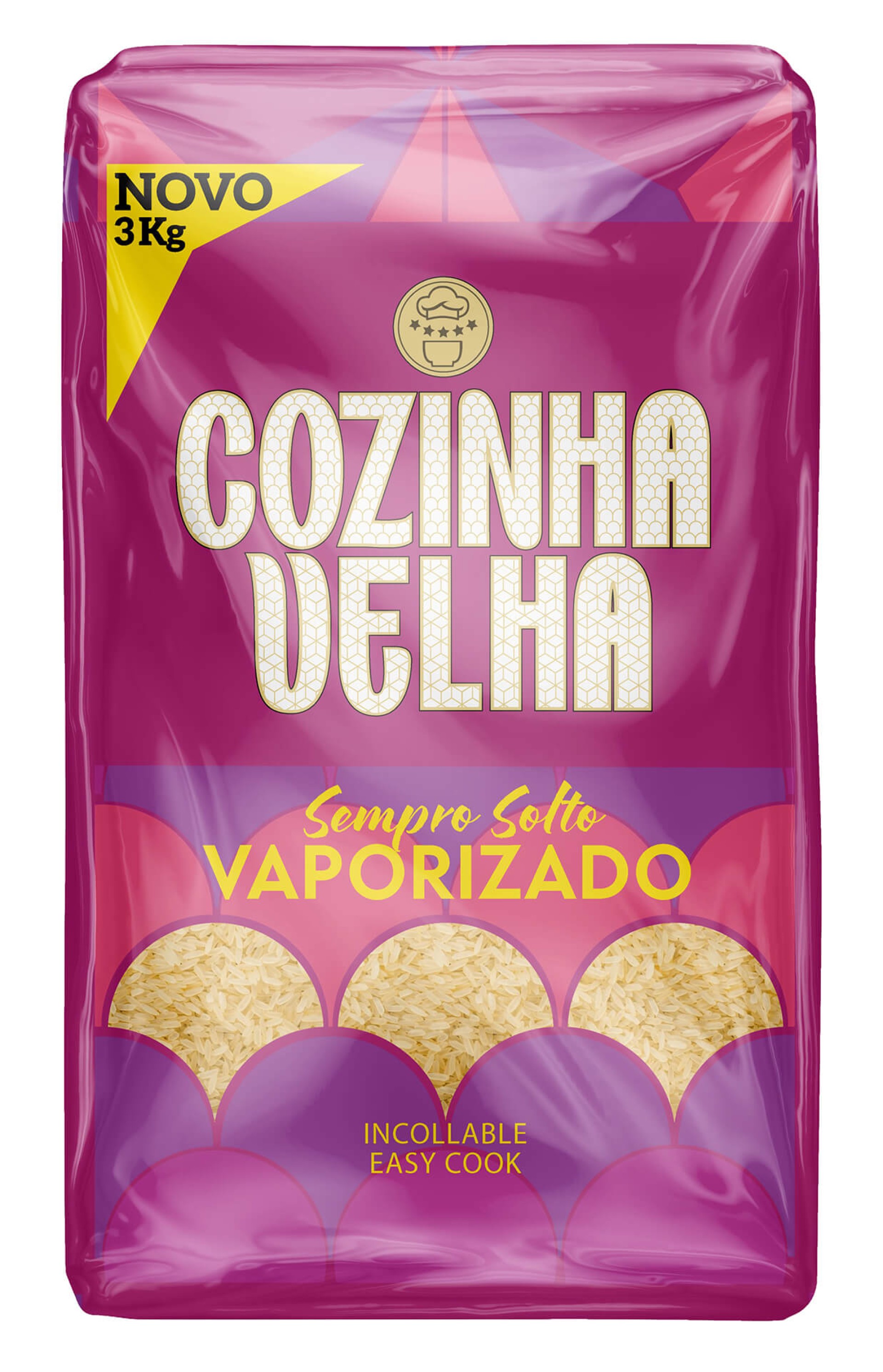 Arroz Vaporizado Cozinha Velha 4x3 kg Arroz Vaporizado Cozinha Velha 4x3 kg