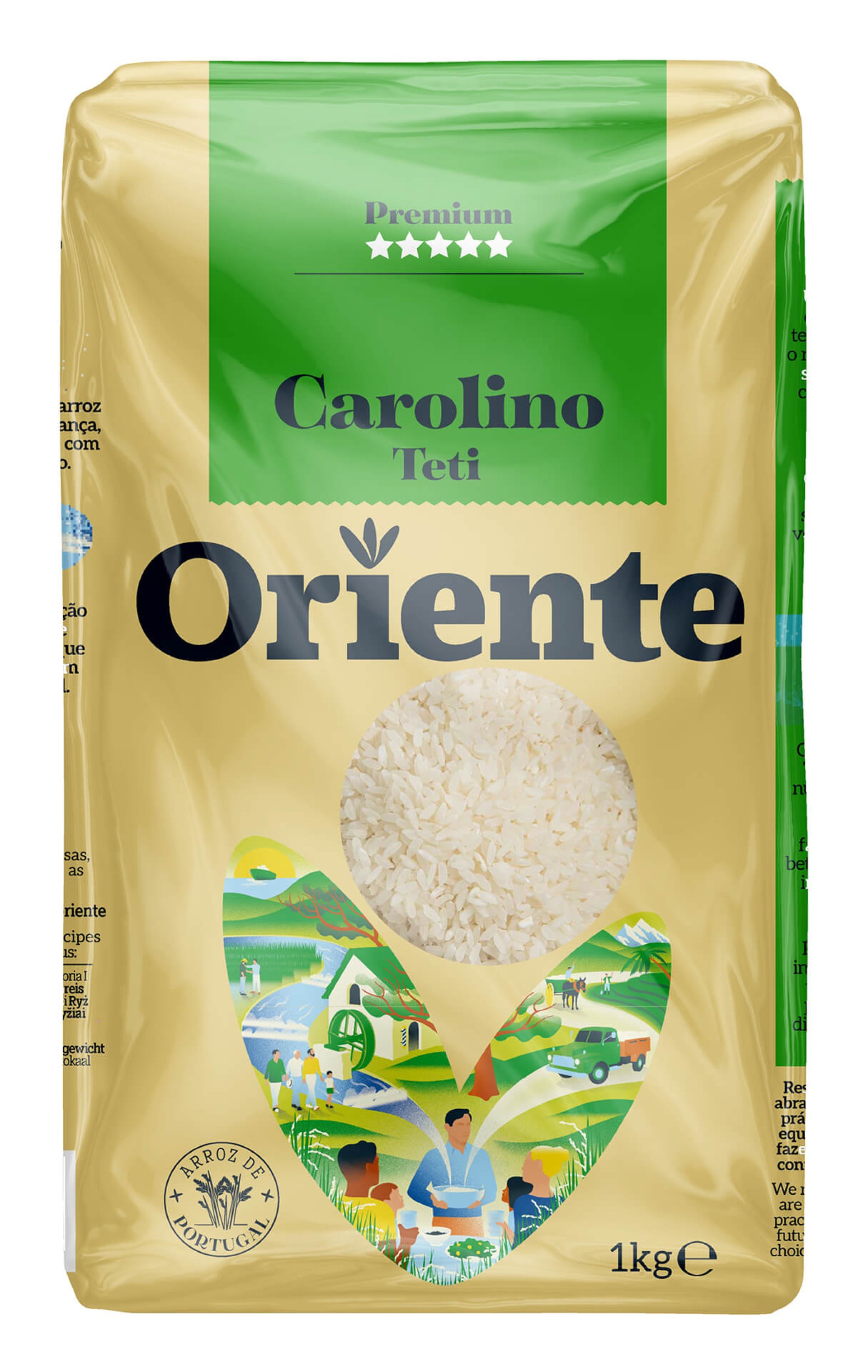 Arroz Carolino Oriente 12x1 kg