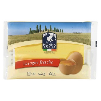 Massa Folhas Lasanha Fresca Nonna Amelia 12x250 g