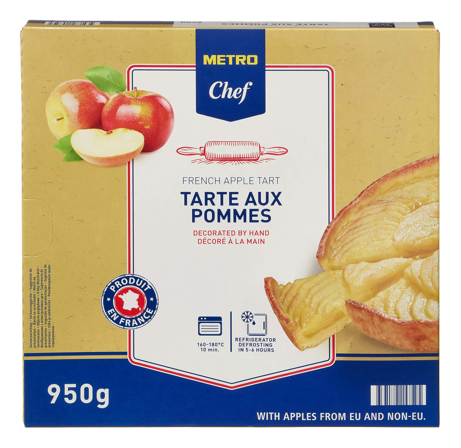 Tarte Maçã Congelada METRO Chef 950 g Tarte Maçã Congelada METRO Chef 950 g