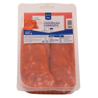 Chourio Corrente Fatiado METRO Chef 500 g
