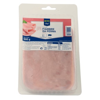 Fiambre Perna Extra Fatiado METRO Chef 500 g