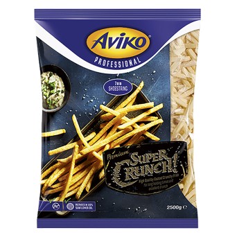 Batata Premium Super Crunch 7/7 Congelada Aviko 4x2,5 kg