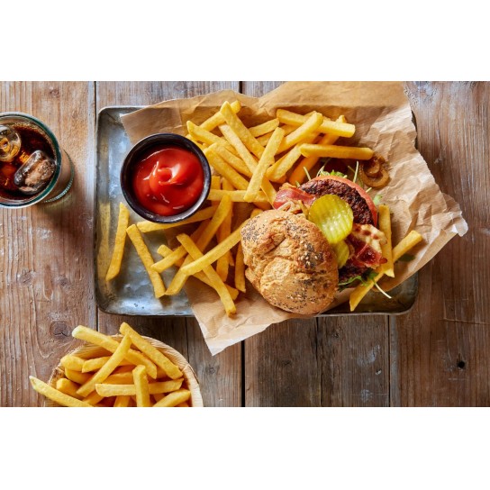 Batata Premium Super Crunch 9,5/9,5 c/Pele Congelada Aviko 4x2,5 kg