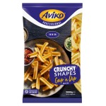 Batata Grip N Dip c/Pele Congelada Aviko 5x2 kg