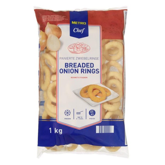 Cebola Panada Aros Congelada METRO Chef 10x1 kg
