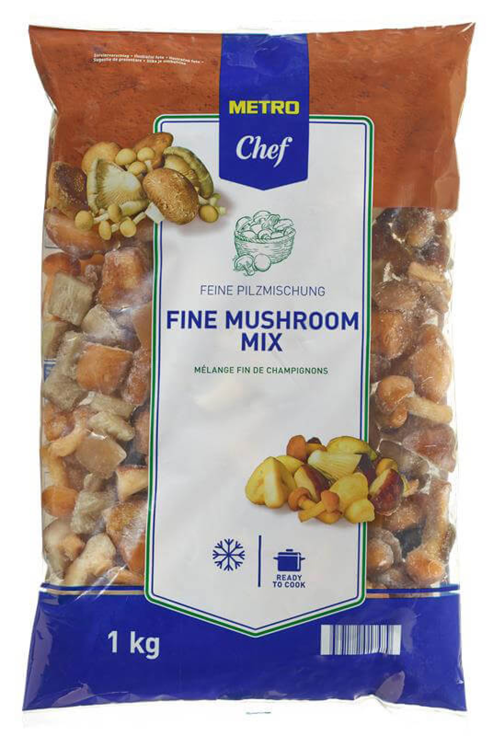 Mistura Cogumelos Congelados METRO Chef 5x1 kg Mistura Cogumelos Congelados METRO Chef 5x1 kg