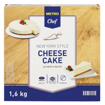 Cheesecake Estilo New York Congelado METRO Chef Cx 1,6 kg