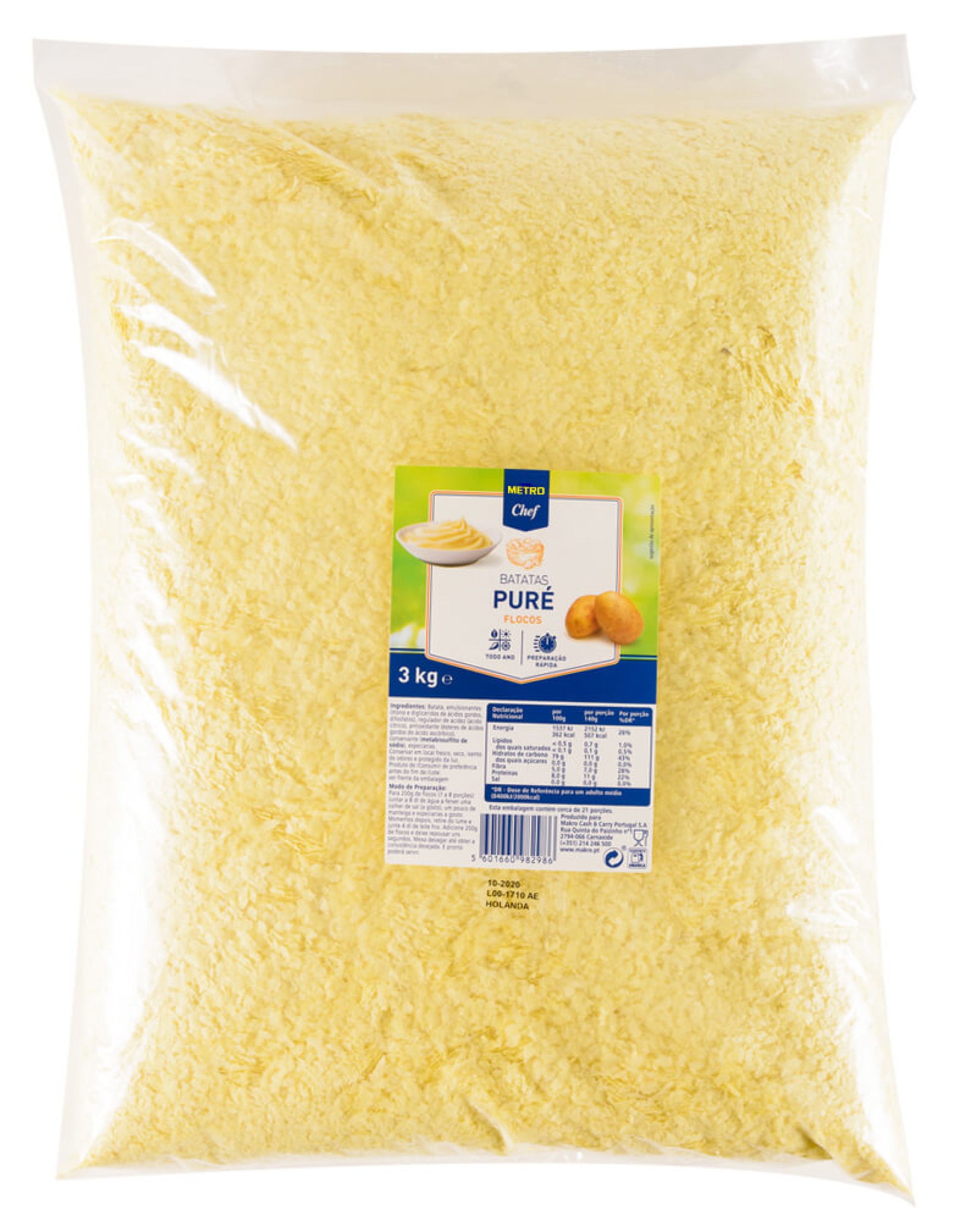 Pur� Batata c/ Flocos METRO Chef 3 kg