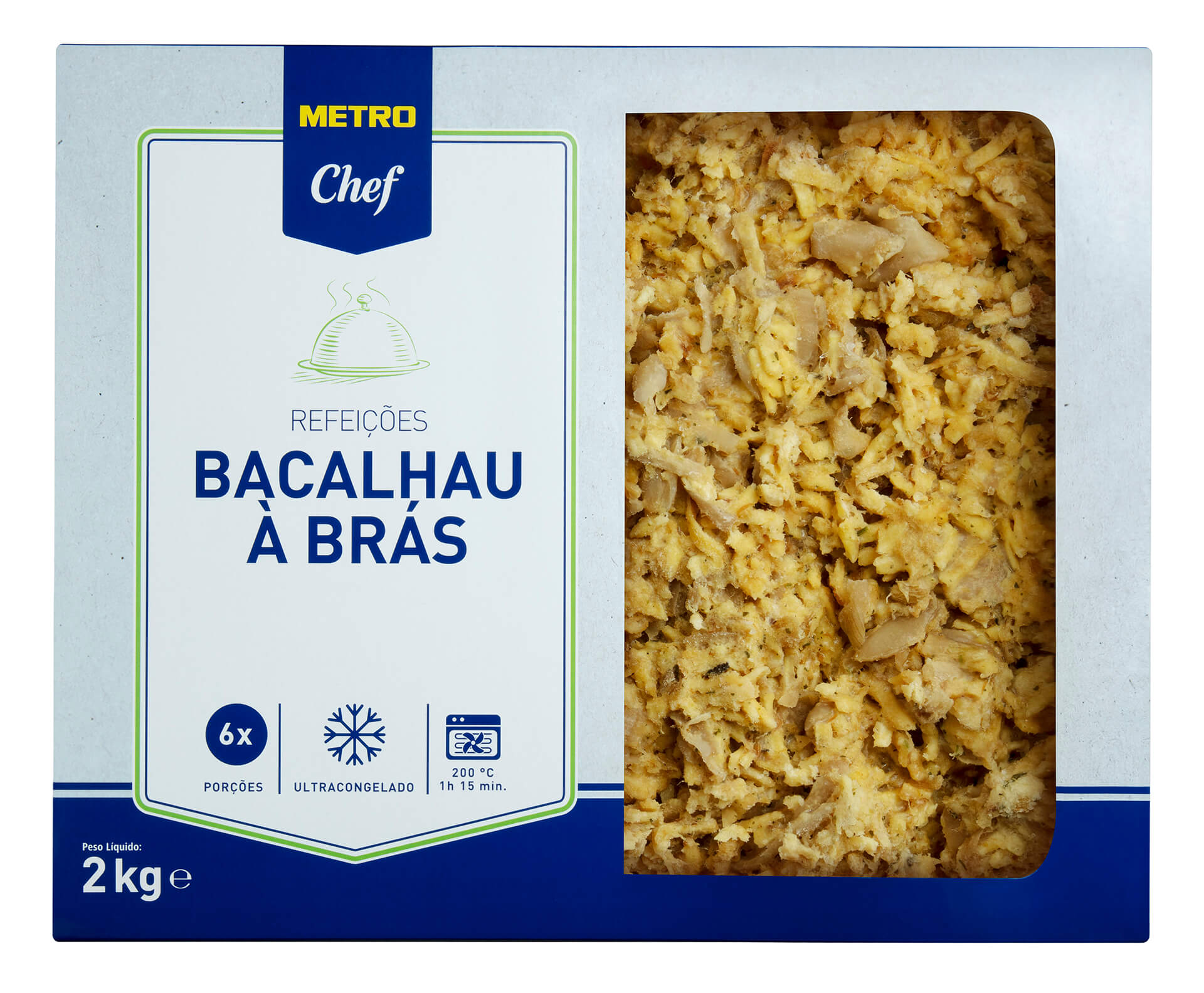 Bacalhau Brás Congelado METRO Chef 3x2 kg Bacalhau Brás Congelado METRO Chef 3x2 kg