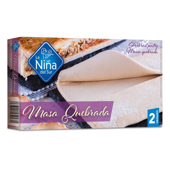 Massa Quebrada Congelada 8x500 g