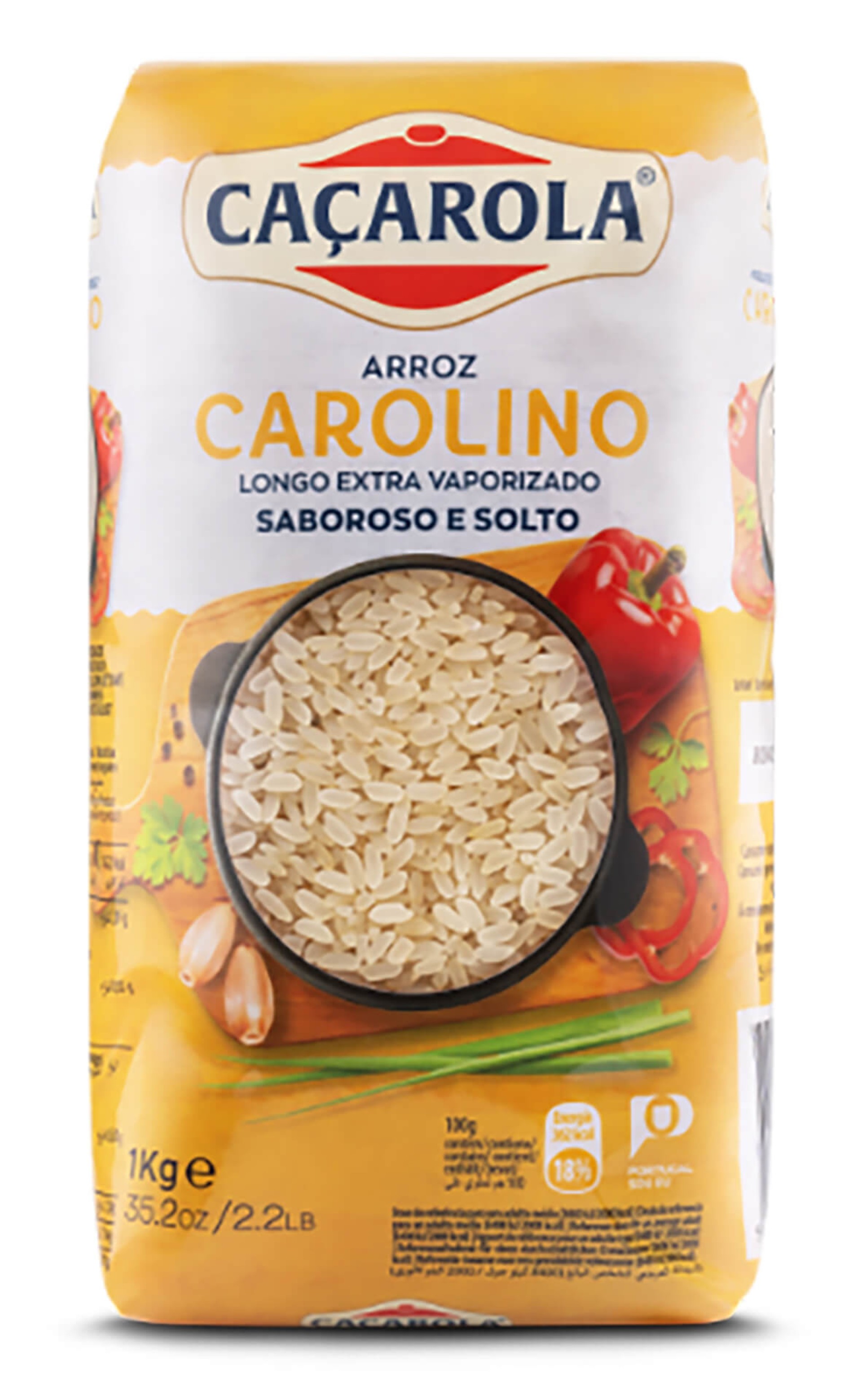 Arroz Carolino Vaporizado Ca�arola 10x1 kg