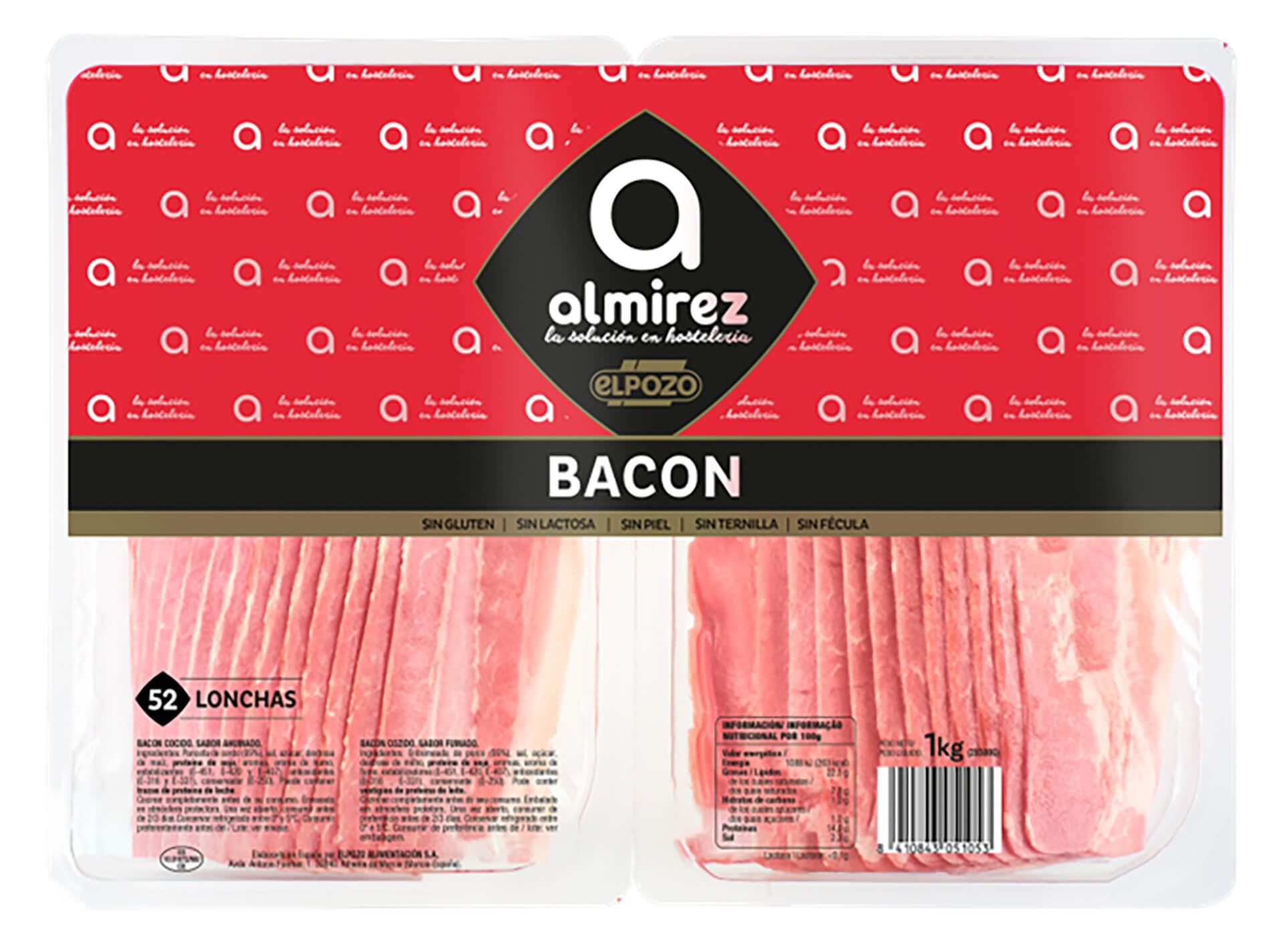 Bacon Fatiado Almirez 2x500 g Bacon Fatiado Almirez 2x500 g