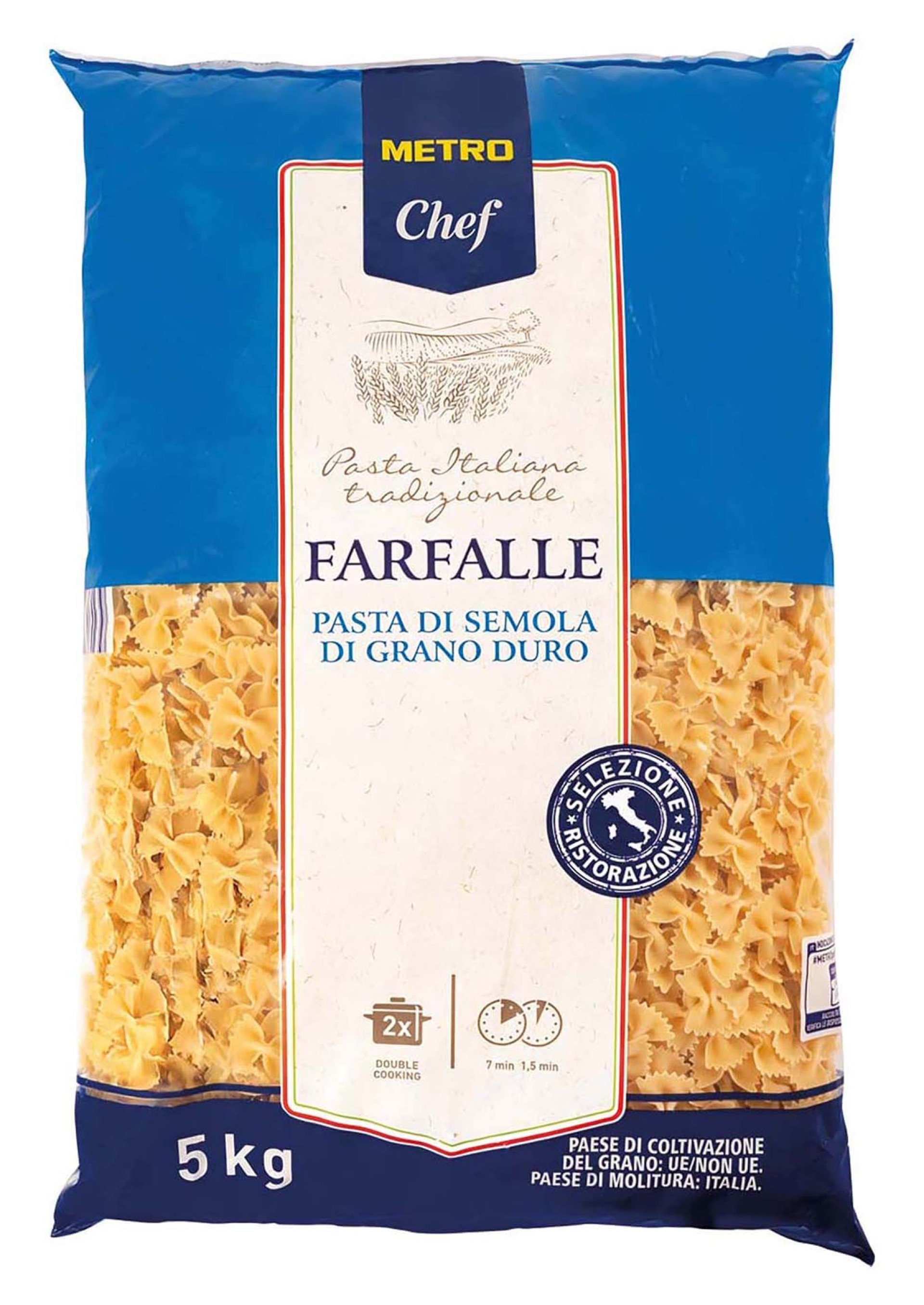 Massa Farfalle METRO Chef 5 kg Massa Farfalle METRO Chef 5 kg