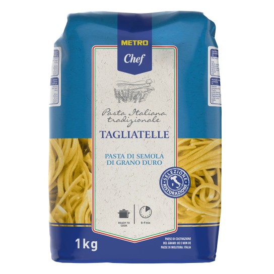 Massa Tagliatelle Yellow METRO Chef 5x1 kg Massa Tagliatelle Yellow METRO Chef 5x1 kg