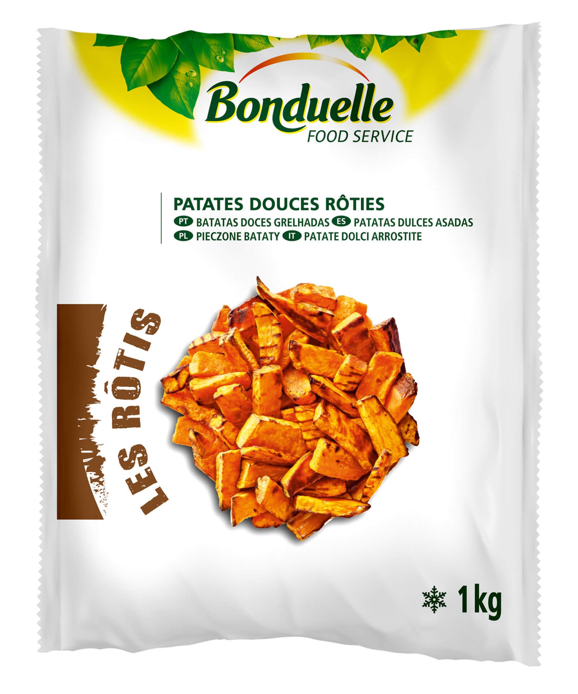 Batata Doce Grelhada Rotis Congelada Bonduelle 6x1 kg