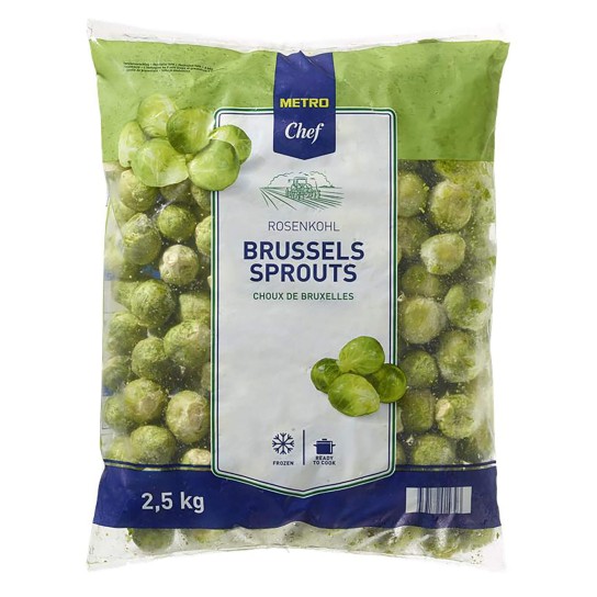 Couve Bruxelas Congelada METRO Chef 4x2,5 kg
