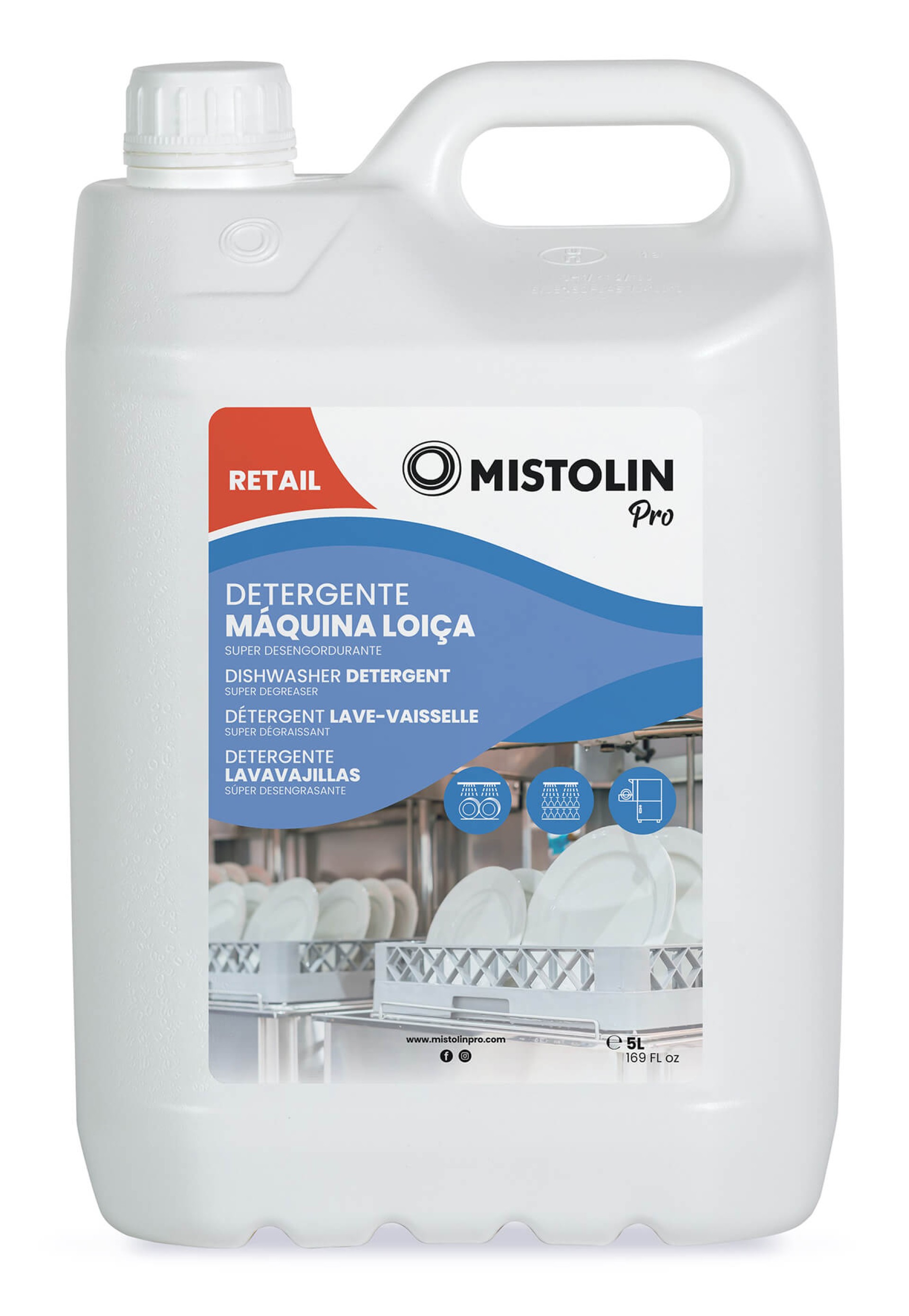 Detergente M�quina Loi�a Mistolin 5 l