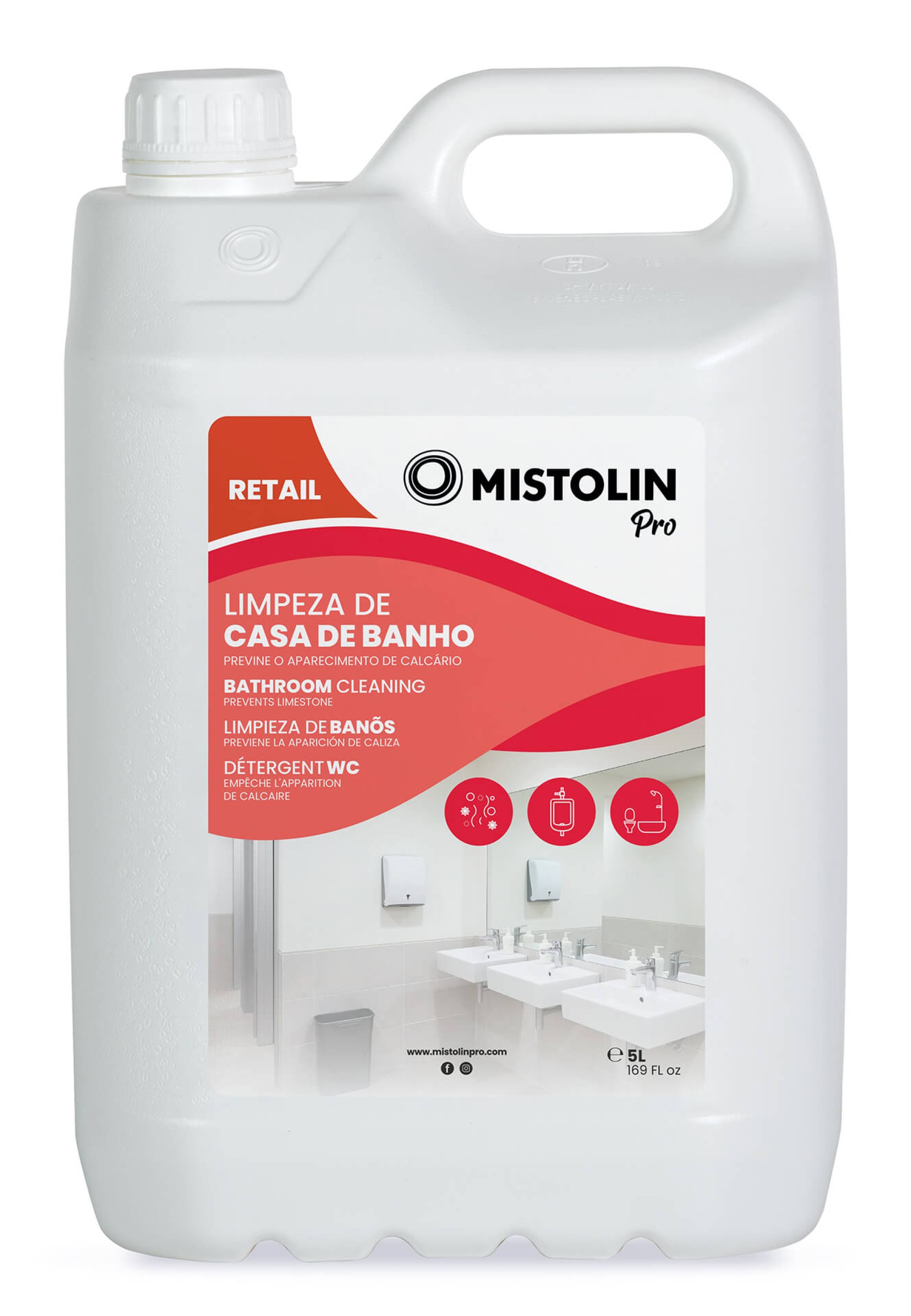 Limpa Casa Banho Mistolin 5 l