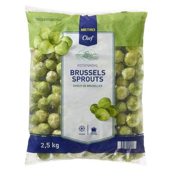 Couve Bruxelas Congelada METRO Chef 4x2,5 kg
