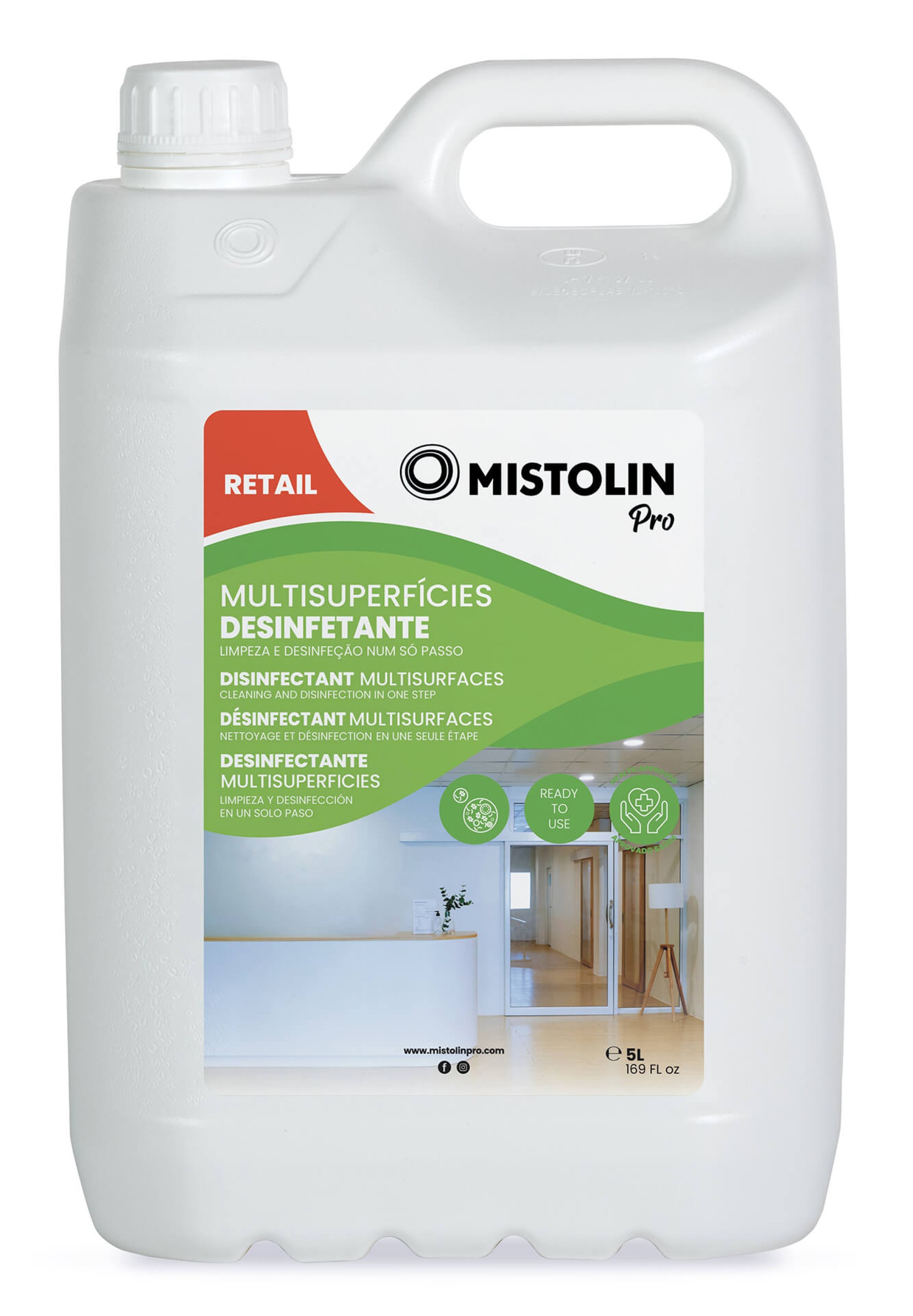 Multisuperficies desinfetante Mistolin 5 l