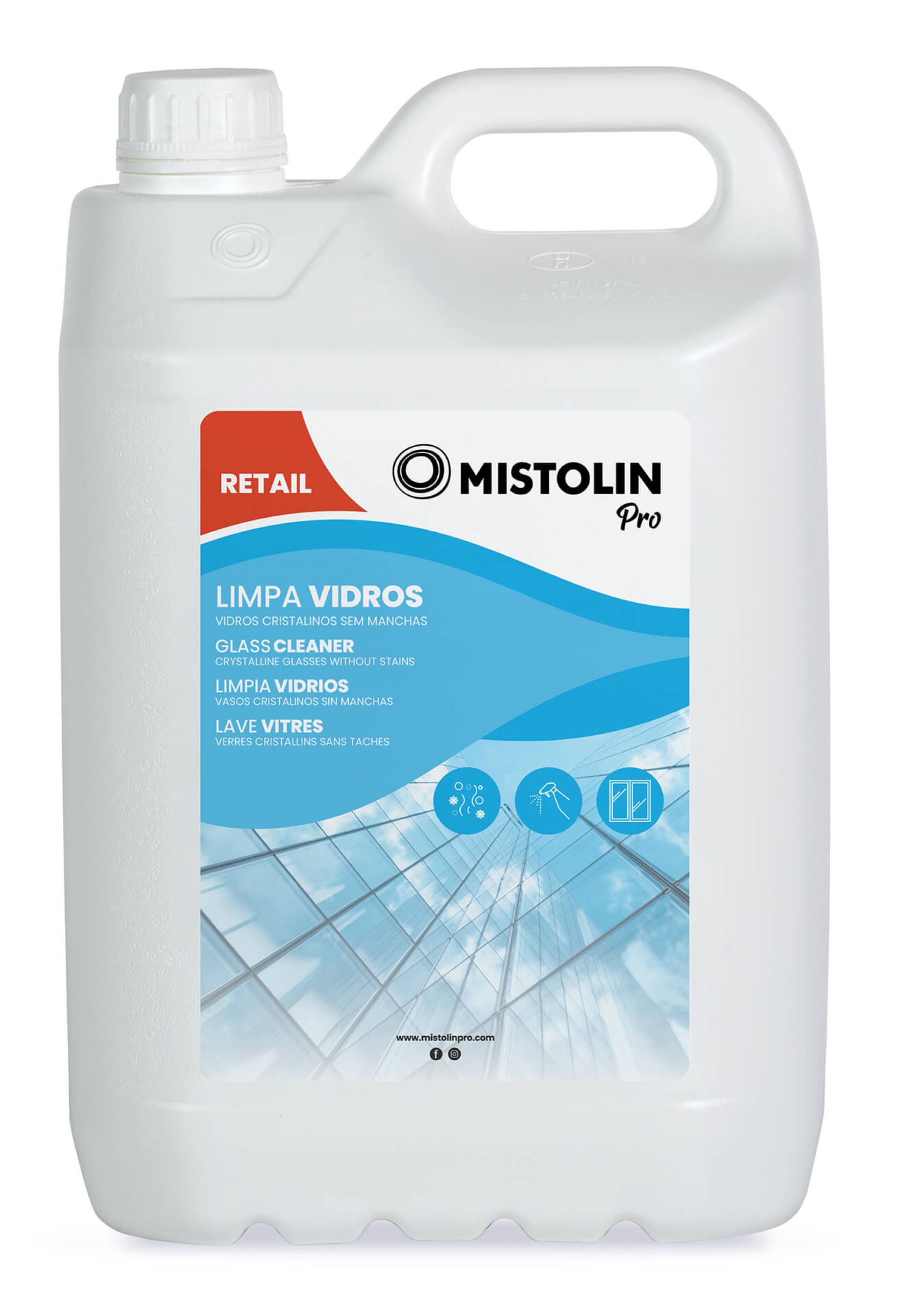 Limpa Vidros Mistolin 5 l