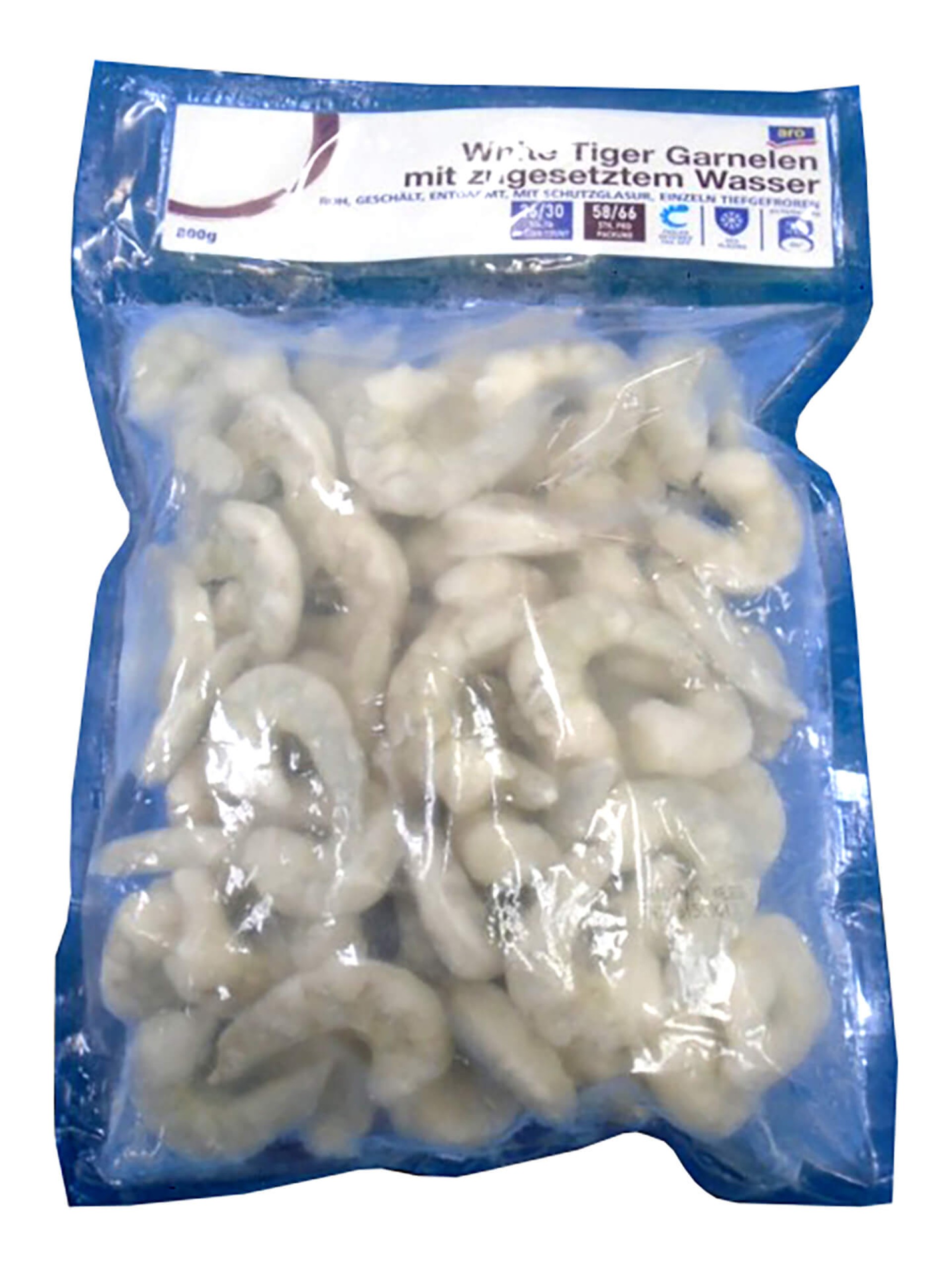 Miolo Camar�o 26/30 Congelado aro Saco 800 g