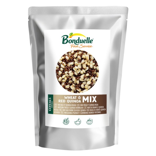 Quinoa Vermelha e Trigo DoyPack Bonduelle 8x800 g