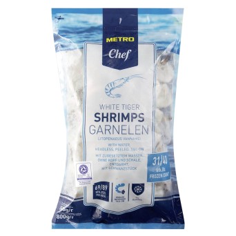 Miolo Camaro c/ Cauda 31/40 Congelado METRO Chef Saco 800 g