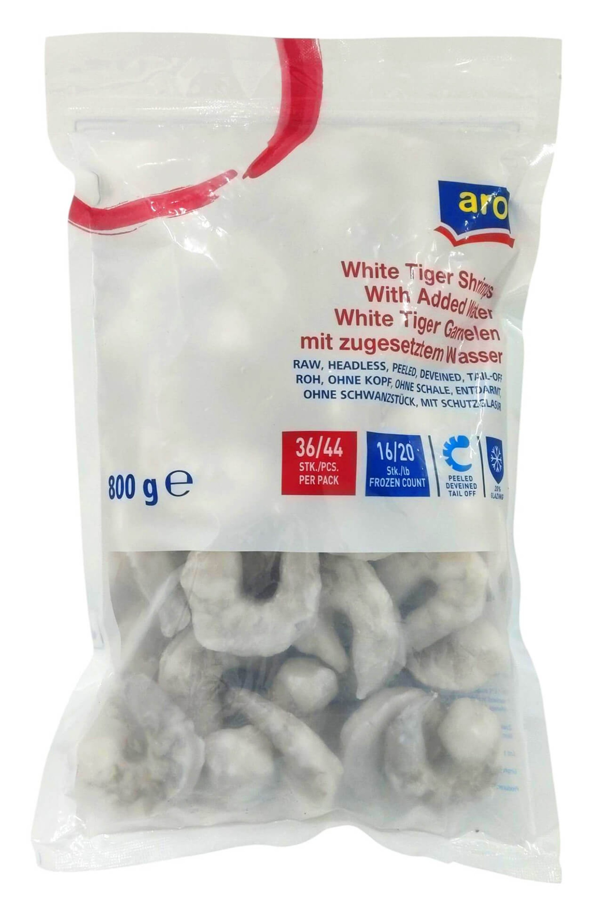 Miolo Camar�o 16/20 Congelado aro Saco 800 g