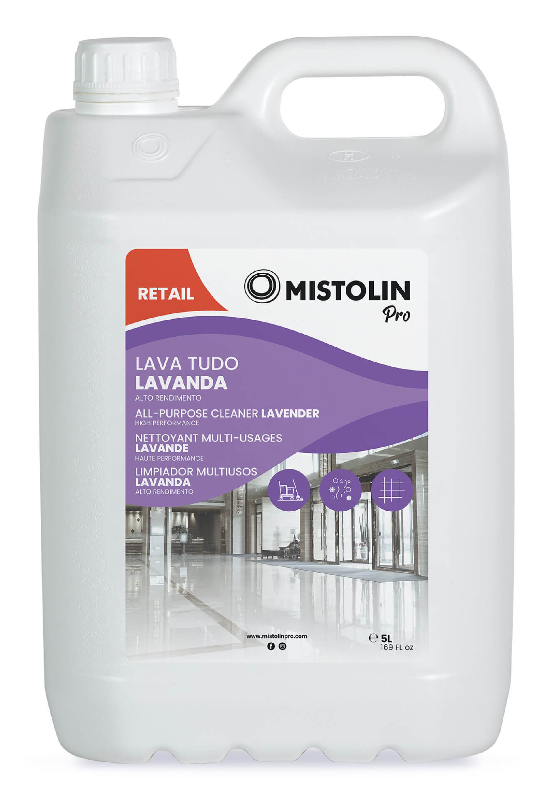 Lava Tudo Lavanda Mistolin 5 l Lava Tudo Lavanda Mistolin 5 l