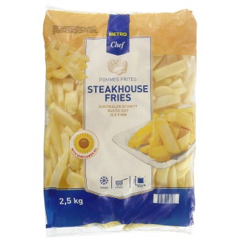 Batata Steakhouse Congelada METRO Chef 4x2,5 kg