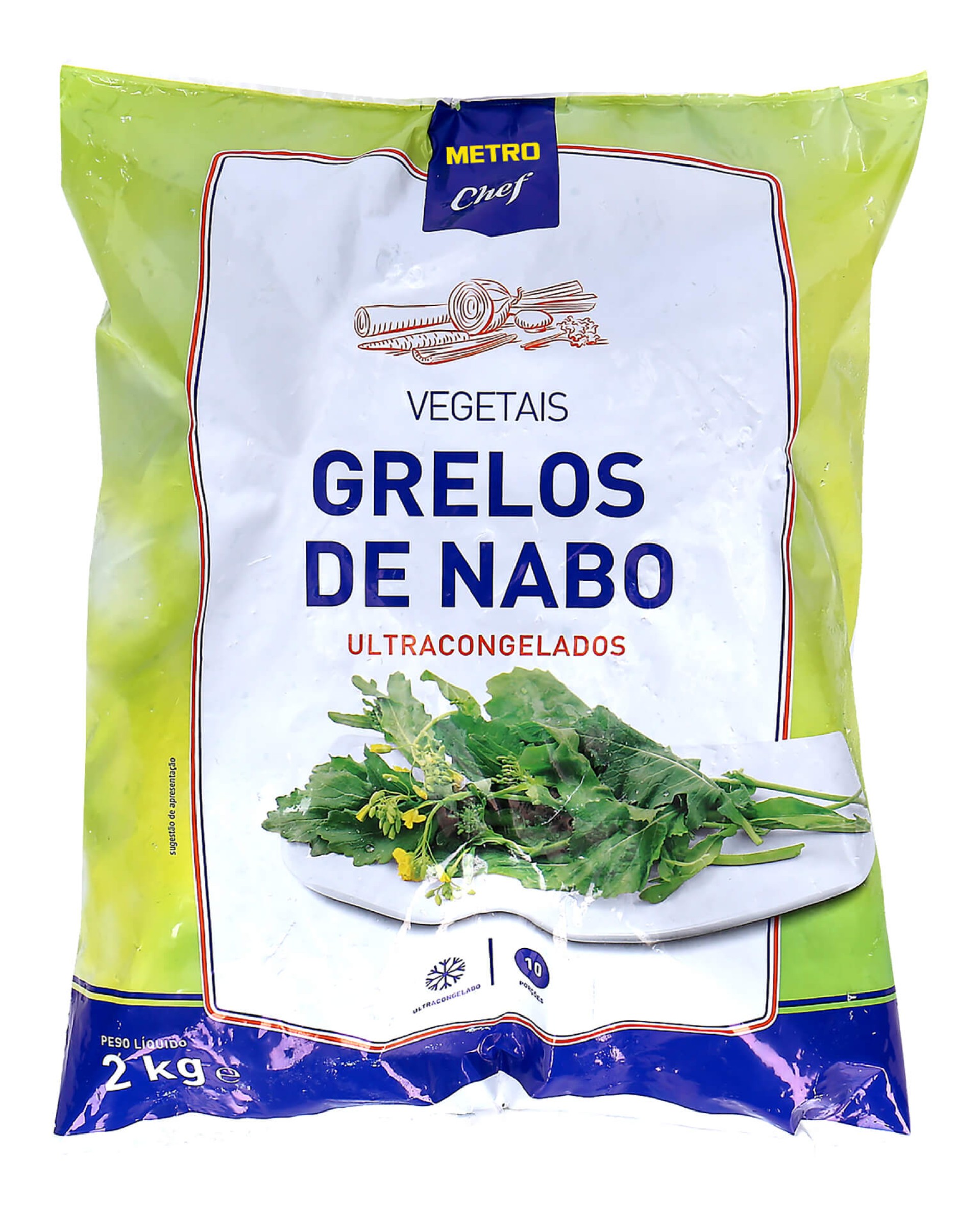 Grelos Nabo METRO Chef Congelado 4x2 kg