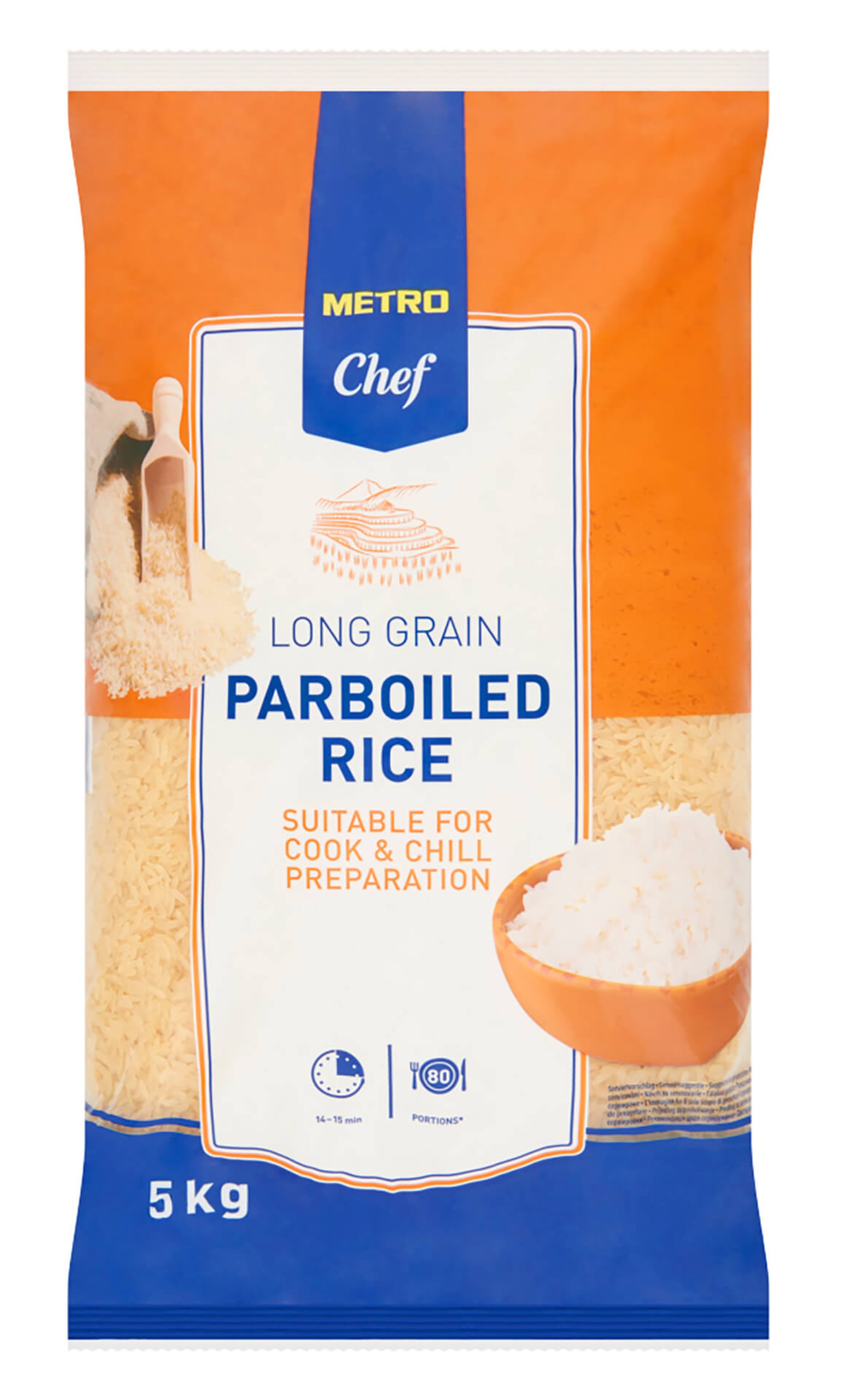 Arroz Vaporizado METRO Chef 5 kg