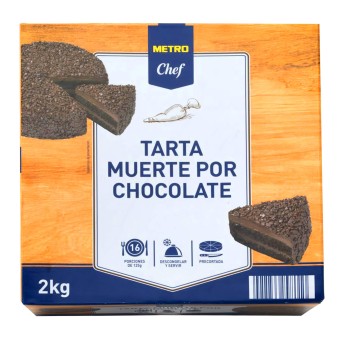Bolo Morte por Chocolate Congelado METRO Chef Cx 2 kg