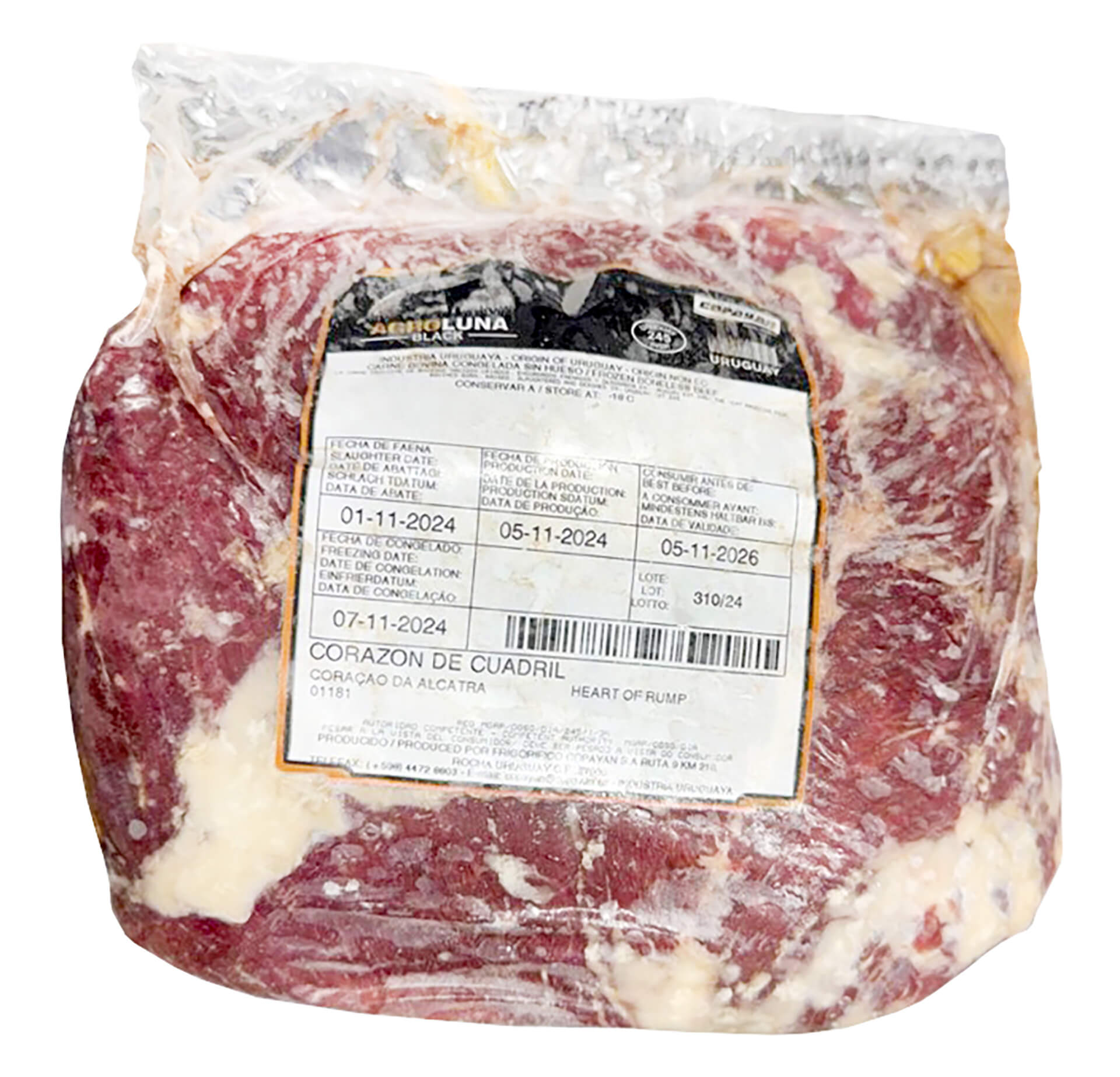 Novilho Cora��o Alcatra Congelado Uruguai V�cuo